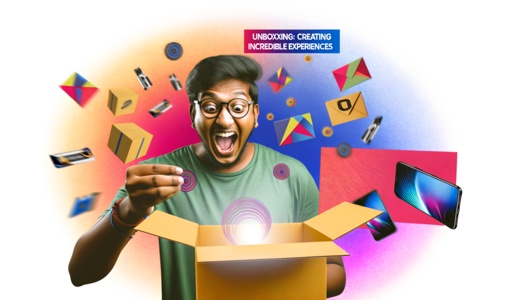 Unboxing e experiência do cliente